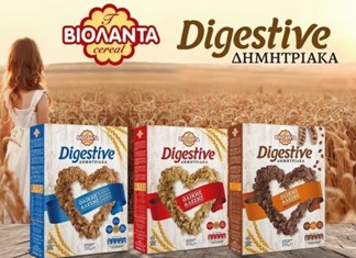 Νέα σειρά δημητριακά Digestive από την Βιολάντα