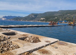 Εργασίες για το αλιευτικό καταφύγιο Πλατανιά