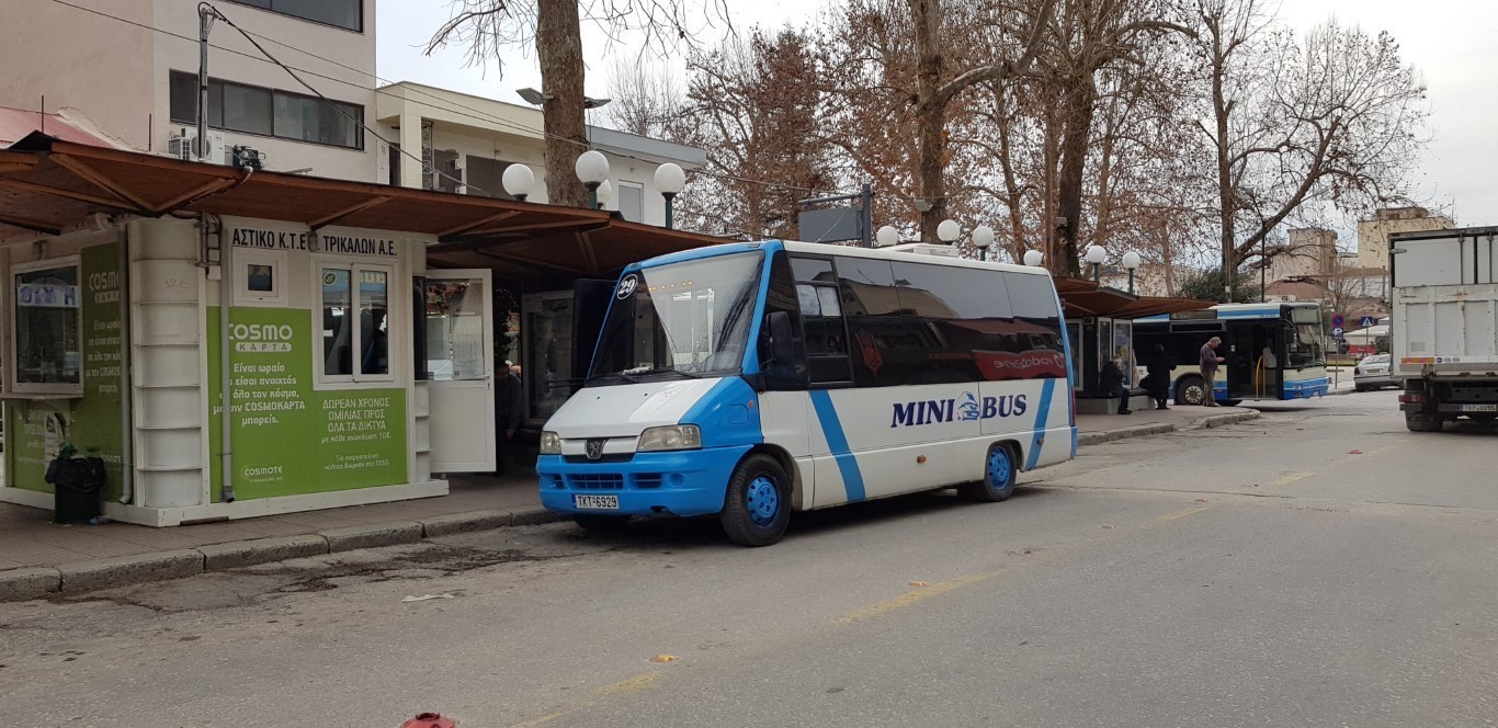 Έξι mini bus από το αστικό ΚΤΕΛ Τρικάλων