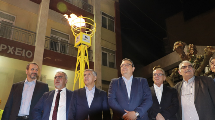 ΕΔΑ ΘΕΣΣ: Εγκαινιάστηκε στον Τύρναβο ο σταθμός υγροποιημένου αερίου